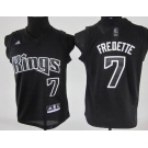 nba jerseys sacramento kings #7 fredette black