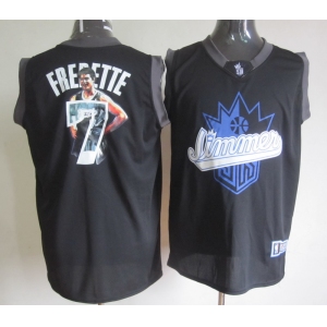 nba jerseys sacramento kings #7 fredette black[fashion limited]