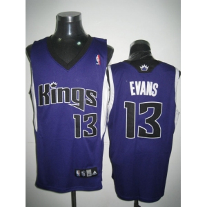 nba sacramento kings #13 evans purple