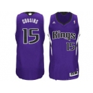 nba sacramento kings #15 deMarcus cousins purple[revolution 30]