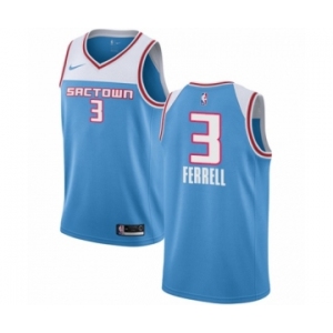 Women's Nike Sacramento Kings #3 Yogi Ferrell Swingman Blue NBA Jersey - 2018-19 City Edition