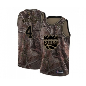 Women's Nike Sacramento Kings #4 Chris Webber Swingman Camo Realtree Collection NBA Jersey