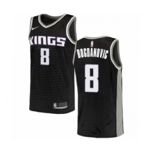 Women's Nike Sacramento Kings #8 Bogdan Bogdanovic Authentic Black NBA Jersey Statement Edition