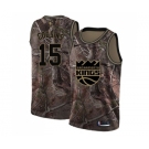 Youth Nike Sacramento Kings #15 DeMarcus Cousins Swingman Camo Realtree Collection NBA Jersey