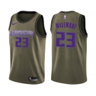 Youth Nike Sacramento Kings #23 Ben McLemore Swingman Green Salute to Service NBA Jersey
