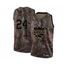 Youth Nike Sacramento Kings #24 Buddy Hield Swingman Camo Realtree Collection NBA Jersey