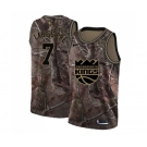 Youth Nike Sacramento Kings #7 Skal Labissiere Swingman Camo Realtree Collection NBA Jersey
