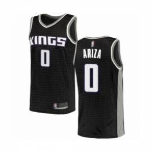 Youth Sacramento Kings #0 Trevor Ariza Swingman Black Basketball Jersey Statement Edition