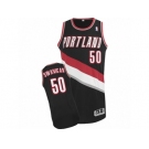 Men Adidas Portland Trail Blazers #50 Caleb Swanigan Authentic Black Road NBA Jersey