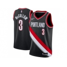 Men Nike Portland Trail Blazers #3 C.J. McCollum Black Stitched NBA Swingman Jersey