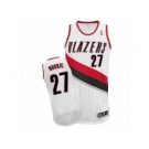 Men's Adidas Portland Trail Blazers #27 Jusuf Nurkic Authentic White Home NBA Jersey