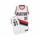 Men's Adidas Portland Trail Blazers #31 Festus Ezeli Swingman White Home NBA Jersey