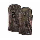 Men's Nike Portland Trail Blazers #2 Wade Baldwin Swingman Camo Realtree Collection NBA Jersey