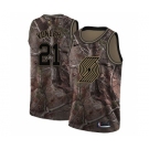 Men's Nike Portland Trail Blazers #21 Noah Vonleh Swingman Camo Realtree Collection NBA Jersey