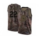 Men's Nike Portland Trail Blazers #22 Clyde Drexler Swingman Camo Realtree Collection NBA Jersey