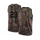 Men's Nike Portland Trail Blazers #23 C.J. Wilcox Swingman Camo Realtree Collection NBA Jersey