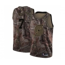 Men's Nike Portland Trail Blazers #7 Brandon Roy Swingman Camo Realtree Collection NBA Jersey