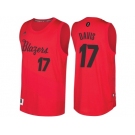 Men's Portland Trail Blazers #17 Ed Davis 2016 Christmas Day Red NBA Swingman Jersey