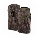 Men's Portland Trail Blazers #9 Nassir Little Swingman Camo Realtree Collection Basketball Jersey