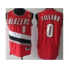 nba Portland Trail Blazers #0 Damian Lillard Red(Revolution 30 Swingman)