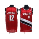 nba portland trailblazers #12 aldridge red