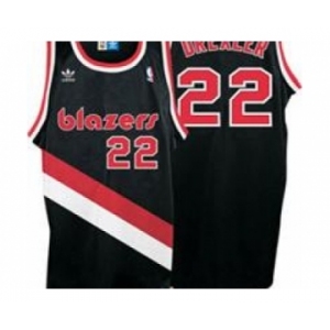 nba portland trailblazers #22 drexler black[revolution swingman]