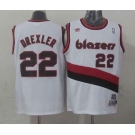 nba portland trailblazers #22 drexler white[revolution swingman]