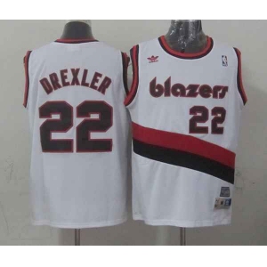 nba portland trailblazers #22 drexler white[revolution swingman]