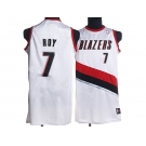 nba portland trailblazers #7 roy white