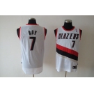 nba portland trailblazers #7 roy white(fans edition)