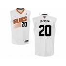 Men Adidas Phoenix Suns #20 Josh Jackson Authentic White Home NBA Jersey