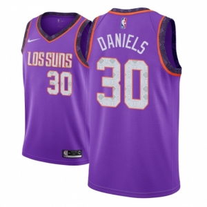 Men NBA 2018-19 Phoenix Suns #30 Troy Daniels City Edition Purple Jersey