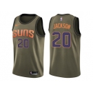 Men Nike Phoenix Suns #20 Josh Jackson Green Salute to Service NBA Swingman Jersey