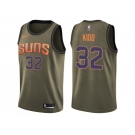 Men Nike Phoenix Suns #32 Jason Kidd Green Salute to Service NBA Swingman Jersey