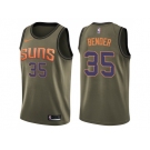 Men Nike Phoenix Suns #35 Dragan Bender Green Salute to Service NBA Swingman Jersey