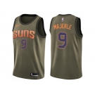 Men Nike Phoenix Suns #9 Dan Majerle Green Salute to Service NBA Swingman Jersey