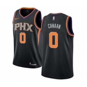 Men's Nike Phoenix Suns #0 Isaiah Canaan Swingman Black NBA Jersey Statement Edition