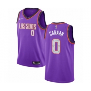 Men's Nike Phoenix Suns #0 Isaiah Canaan Swingman Purple NBA Jersey - 2018-19 City Edition