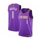 Men's Nike Phoenix Suns #1 Devin Booker Swingman Purple NBA Jersey - 2018-19 City Edition