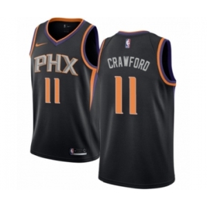 Men's Nike Phoenix Suns #11 Jamal Crawford Swingman Black NBA Jersey Statement Edition