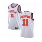 Men's Nike Phoenix Suns #11 Jamal Crawford Swingman White NBA Jersey - Association Edition