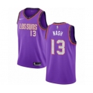 Men's Nike Phoenix Suns #13 Steve Nash Authentic Purple NBA Jersey - 2018-19 City Edition