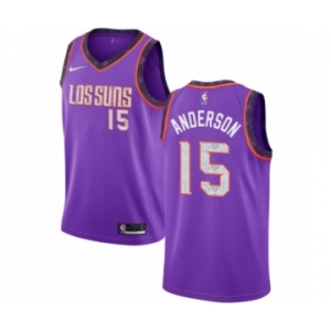 Men's Nike Phoenix Suns #15 Ryan Anderson Swingman Purple NBA Jersey - 2018-19 City Edition