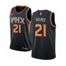 Men's Nike Phoenix Suns #21 Richaun Holmes Authentic Black NBA Jersey Statement Edition