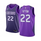 Men's Nike Phoenix Suns #22 Deandre Ayton Authentic Purple NBA Jersey - City Edition