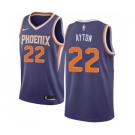 Men's Nike Phoenix Suns #22 Deandre Ayton Swingman Purple NBA Jersey - Icon Edition