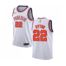 Men's Nike Phoenix Suns #22 Deandre Ayton Swingman White NBA Jersey - Association Edition