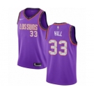 Men's Nike Phoenix Suns #33 Grant Hill Swingman Purple NBA Jersey - 2018-19 City Edition