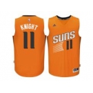 Men's Phoenix Suns #11 Brandon Knight adidas Orange Swingman Alternate Jersey