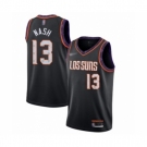 Men's Phoenix Suns #13 Steve Nash Swingman Black Basketball Jersey 2019-20 City Edition